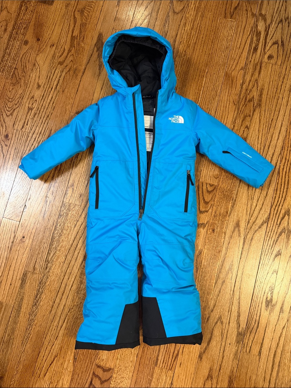 The North Face Bright Blue Kids' Insulated Snow One-Piece